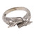 Men's Sterling Silver Dragon Ring 'Dragon Romance'