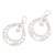 Sterling Silver and Cultured Pearl Dangle Earrings 'Keep Your Cool'