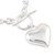 Sterling Silver Heart Charm Bracelet 'Expectation of Love'
