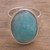 Hand Made Peruvian Sterling Silver Amazonite Cocktail Ring 'Amazonite Encounter'
