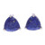 Faceted Lapis Lazuli and Sterling Silver Stud Earrings 'Winter Shine'