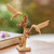 Hand Carved Bird-Motif Statuette from Bali 'Sharing is Caring'