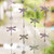 Aluminum Dragonfly-Themed Holiday Garland Set of 4 'Gossamer Holiday'