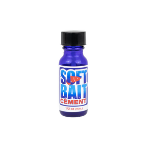 USA Fishing Supply - Soft Bait Cement 1/2 oz. Bottle
