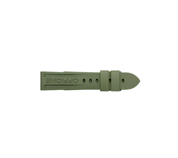 Panerai Miltary Green Rubber STrap 24/22