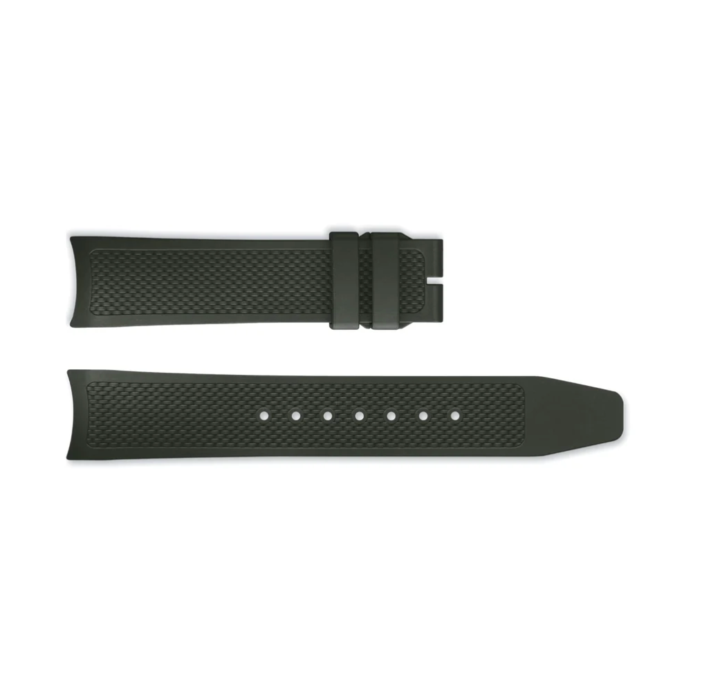 IWC Schaffhausen Green Rubber Strap 20/18