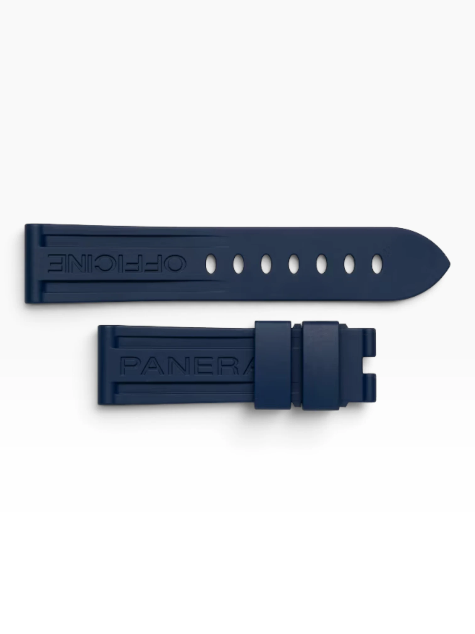 Panerai  Dark Blue Rubber Strap 24/22