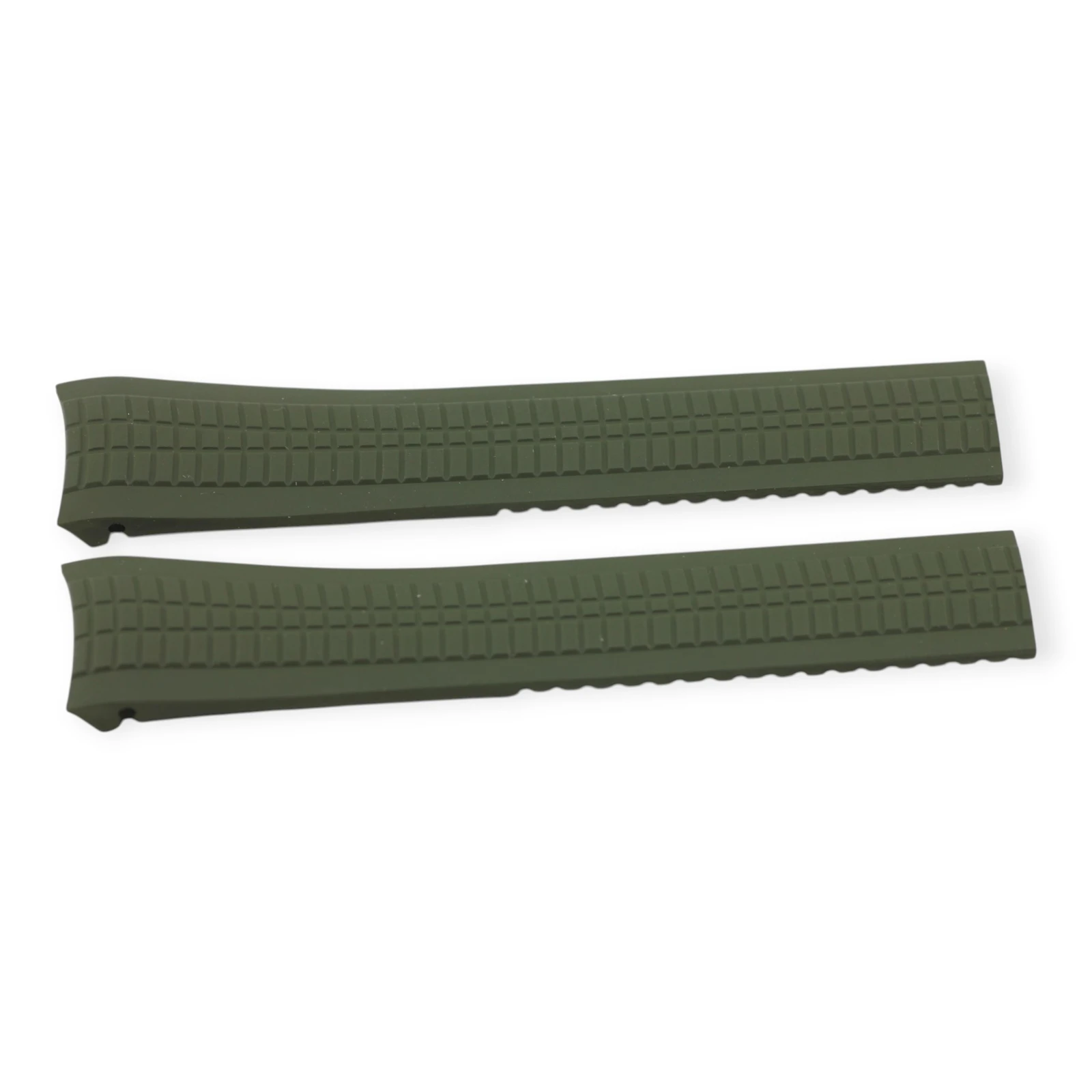 Patek Philippe Khaki Green Rubber Strap 22mm/18mm – Aquanaut 5968