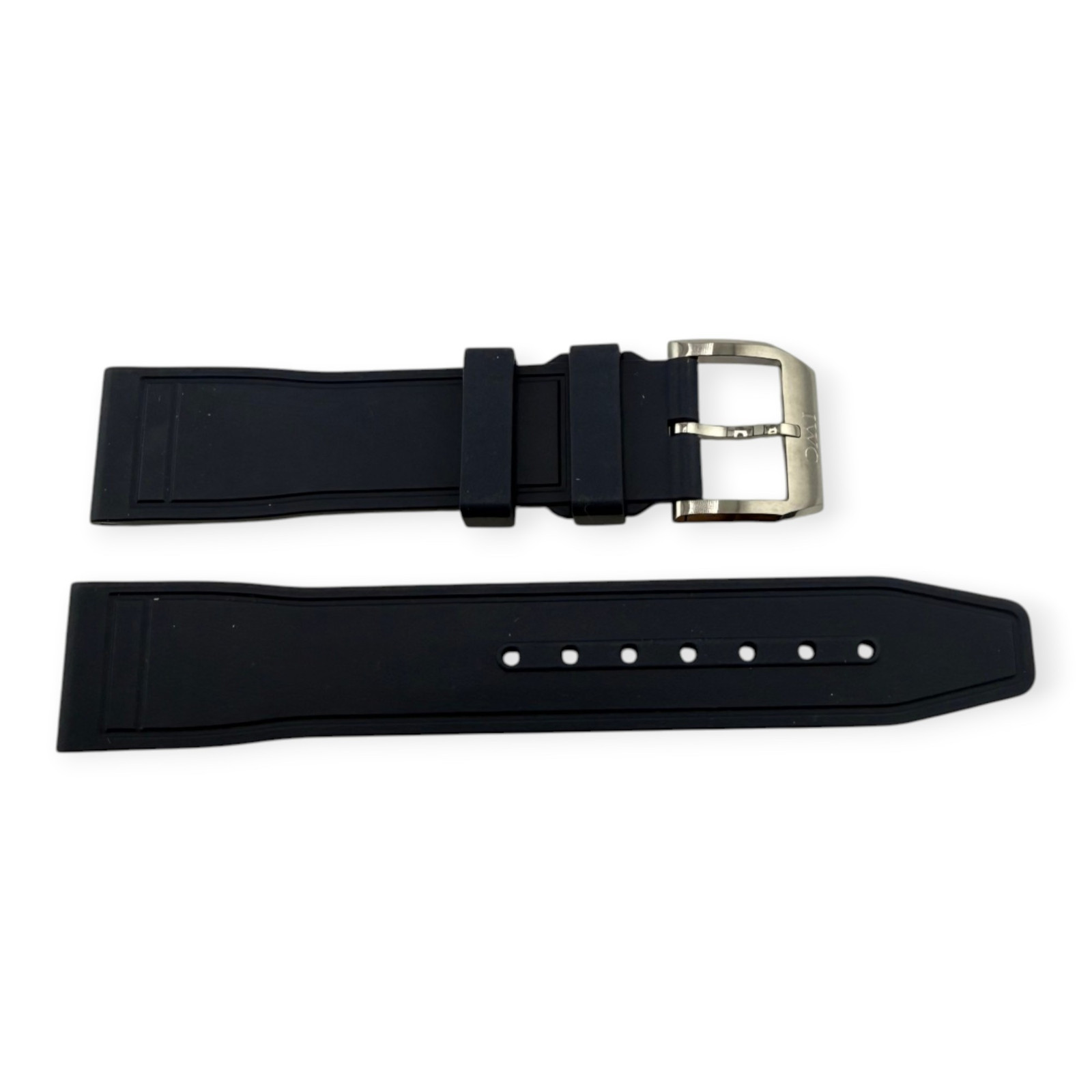 IWC Schaffhausen Navy Blue Rubber Strap 20/18 - EasX-CHANGE