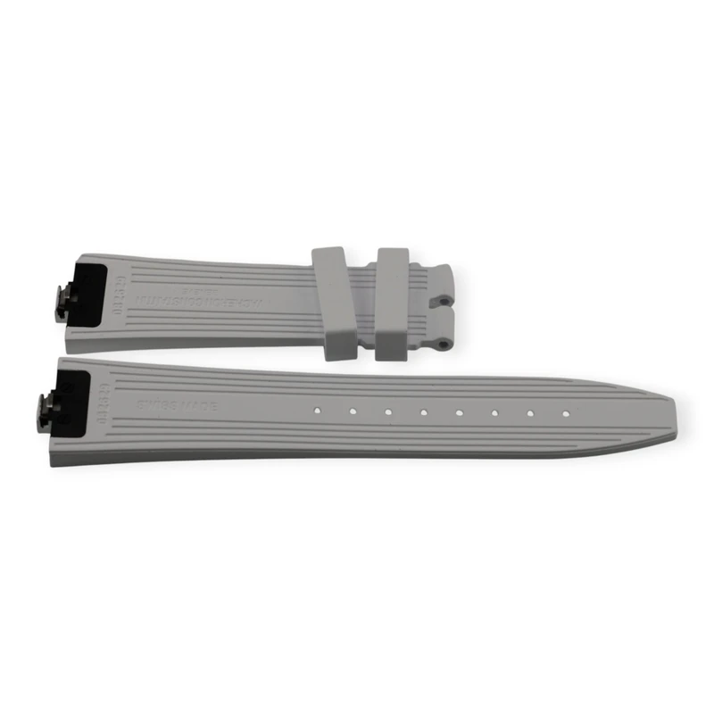 Vacheron Constantin ELASTO White Rubber Strap Overseas 4500V 5500V 24mm