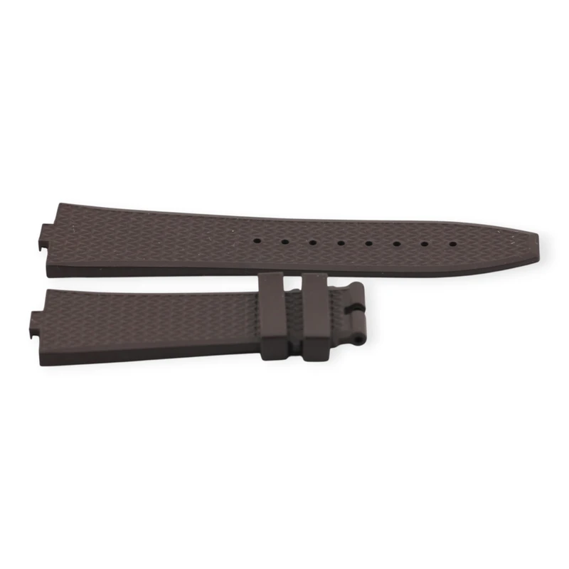 Vacheron Constantin ELASTO Brown Rubber Strap Overseas 4500V 5500V 24mm