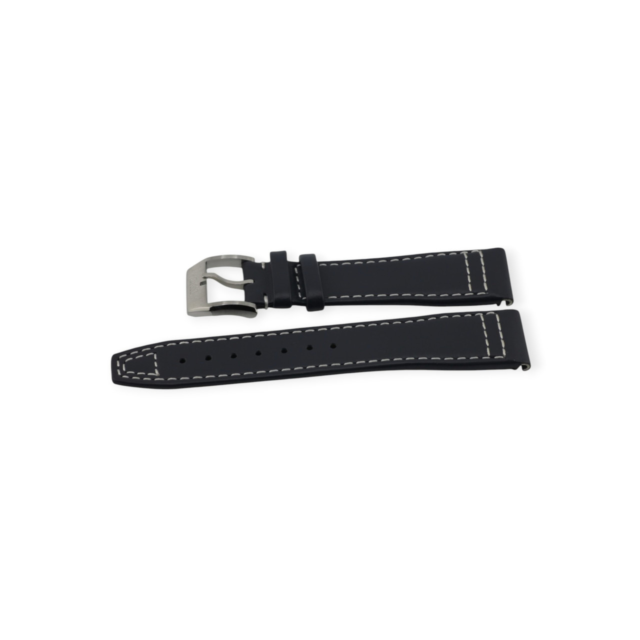 IWC Schaffhausen Calf Leather Strap Blue 20/18 QR w/ Pin Buckle