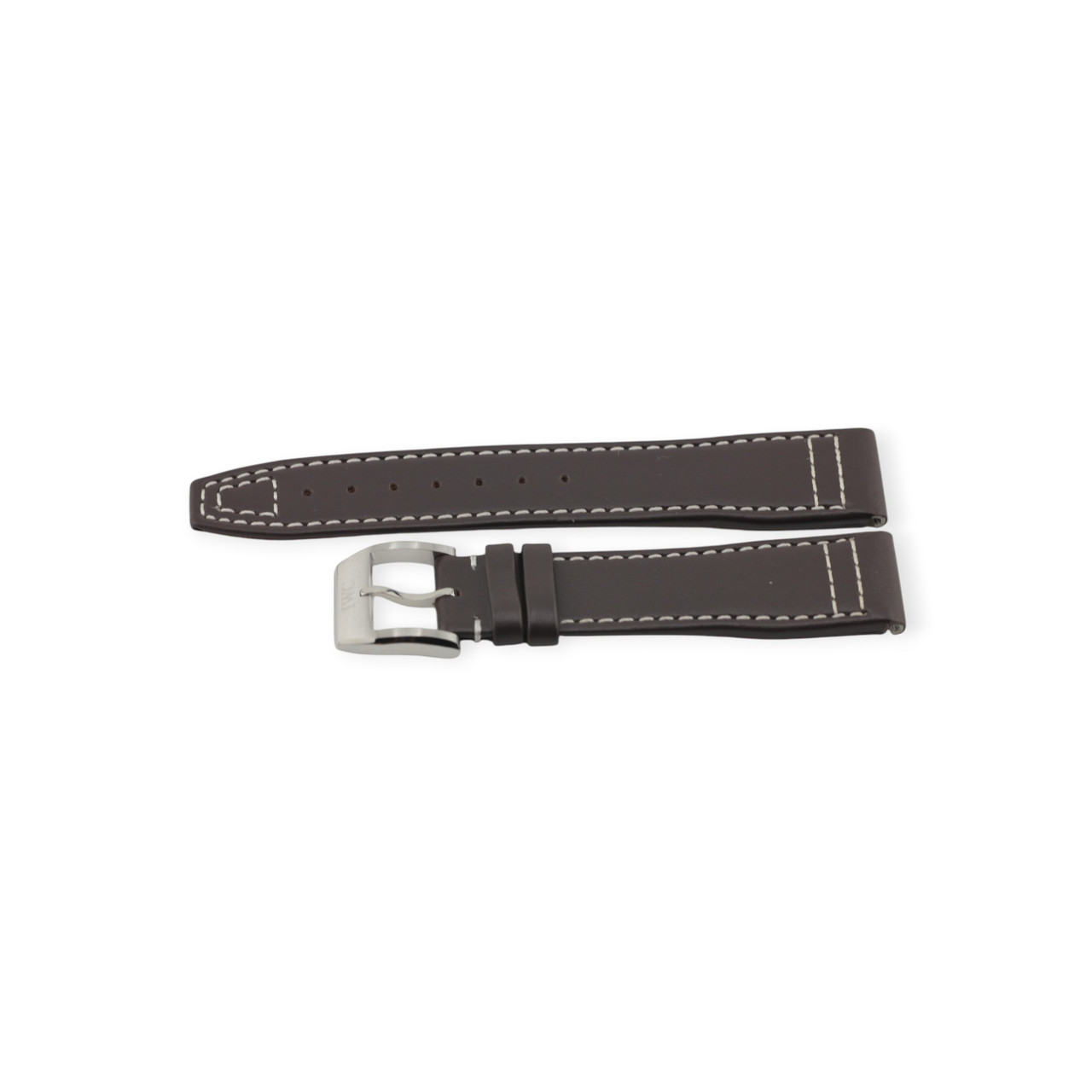 IWC Schaffhausen Calf Leather Strap Brown 20/18 QR w/ Pin Buckle