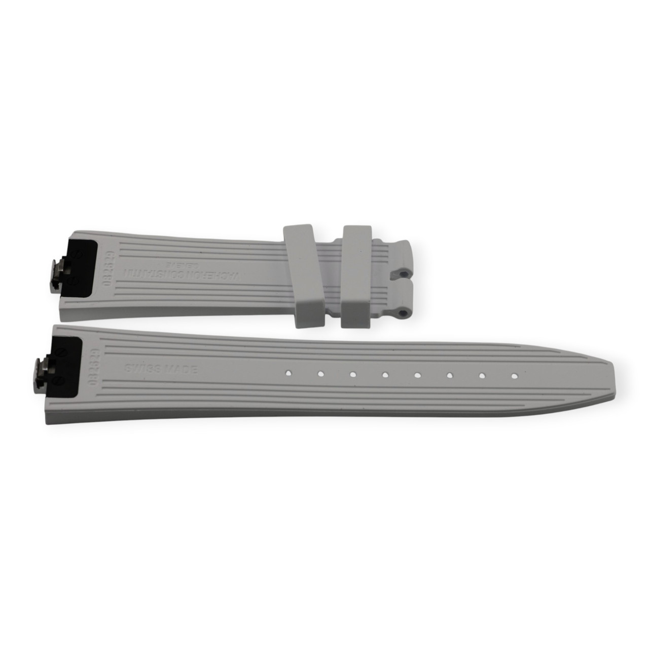 Vacheron Constantin ELASTO White Rubber Strap Overseas 4500V 5500V 24mm