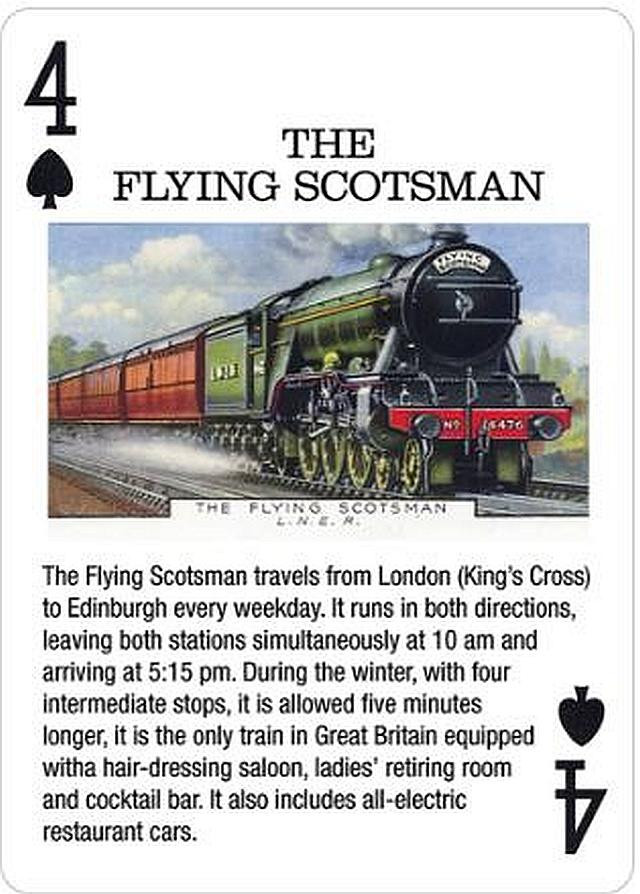 Vintage Railroad Playing Cards