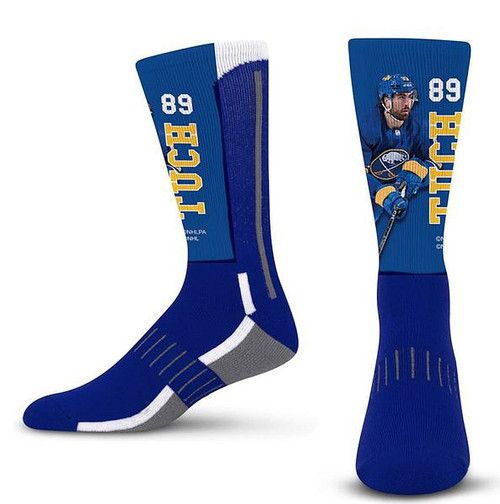 NHL BUFFALO SABRES Collectable-ALEX TUCH #89
Size Mens Large-6013-13
Size Large: Mens (10-13
Huge Logo, and Wordmark are all features of this Acrylic blended sock
Moisture Wicking
Official License Product!