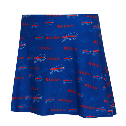 Buffalo Bills Ladies Royal All Over Print Skort
Color- Royal Blue
92% Polyester, 8% Spandex
Available Sizes: S,M,L,XL
Officially licensed