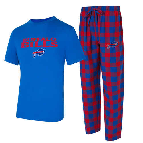 BUFFALO BILLS MENS S/S  2-PIECE SLEEP SET