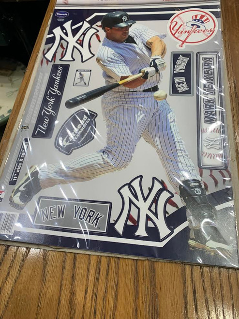 NEW YORK YANKEES MARK TEIXEIRA FATHEAD TEAMMATS
Reusable Vinyl Wall Graphics, Precision Cut, Easy To Put Up, Safe For Walls/devices, Moveable With No Residue
BEST stick to: Painted Drywall, Glass, Metal, Sanded wood (W/O Lacquer
Most Wallpaper
Inside Temperature
Controlled Environments
