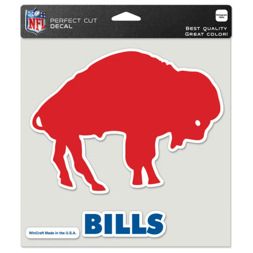 Buffalo Bills / Classic Logo Perfect Cut Color Decal 8" x 8" 
DIRECTIONS FOR  APPLICATION ON BACK