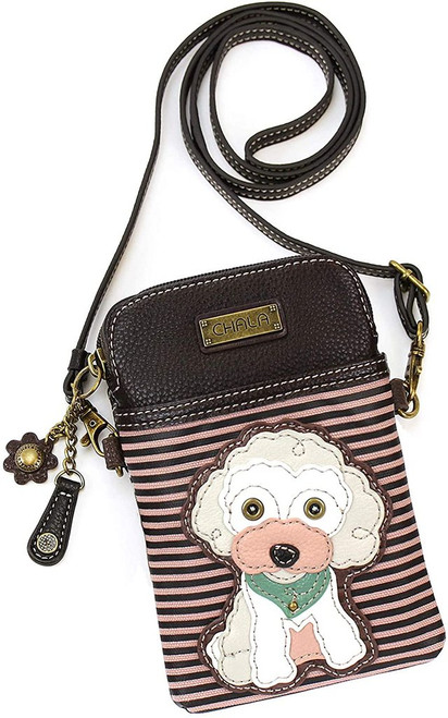 Poodle Chala Cell Phone Crossbody Bag