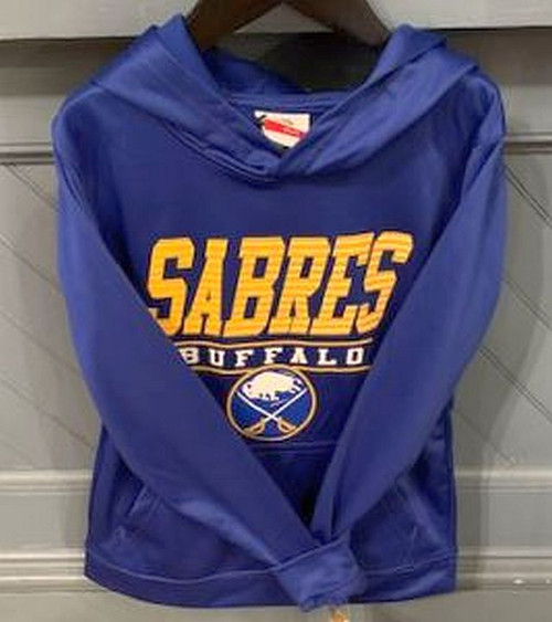 NHL Buffalo Sabres Youth Winning Streak Hood
100% Polyester 
A vibrant graphic
Plain Back
Front Pockets
Official License Product!