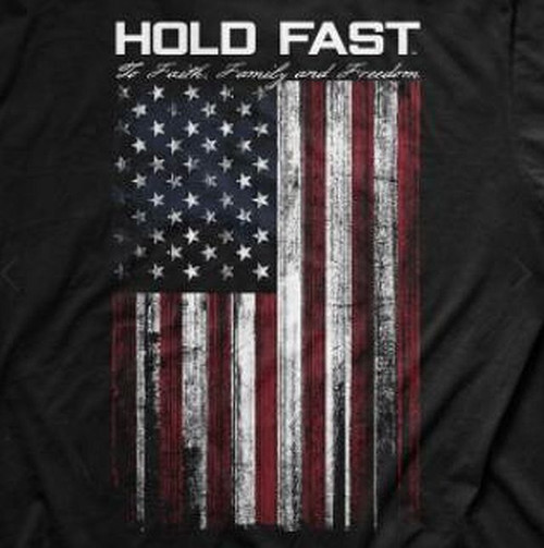 Hold Fast To Faith,Family and Freedom S/S Shirt

Multi Color Shirt
50% Cotton 50% Polyester
2-Sided Shirt
Hold Fast Means: To Continue To Believe In Or Adhere To An Idea Or Principle