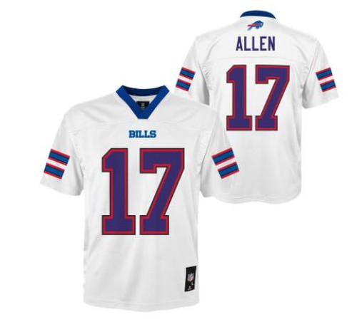 Buffalo Bills YOUTH JOSH ALLEN Name & Number Jersey
Sizes: Small (8), Medium (10-12), Large (14-16), X-Large (18-20)
Official License Product!