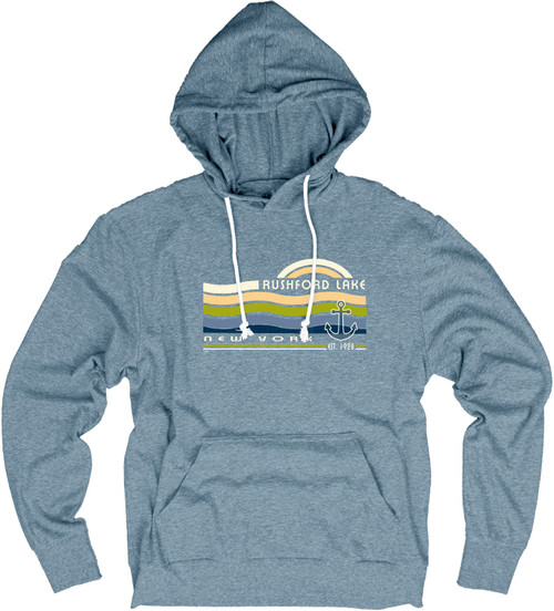 Rushford Lake Long Sleeve Hooded Tee
Color Glacier
50% Polyester, 37% Cotton, 13% Rayon