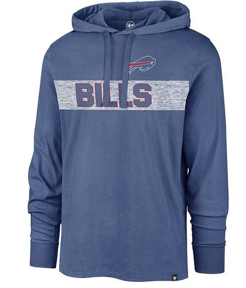 Buffalo Bills Cadet Blue Franklin Hood
Made from lightweight 100% cotton with a special garment wash process for a lived-in look and feel.
This style features distressed graphics on the front with soft, muted colors for a vintage aesthetic.
Official license Product