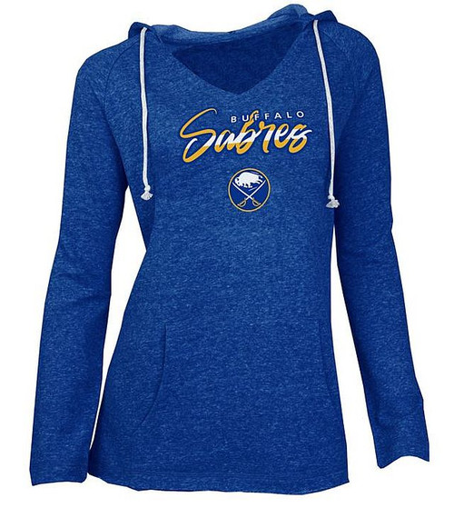 Buffalo Sabres Ladies Terry Hoodie

Color-Royal
Screen Printed Graphic
Front Pockets
Official License Product