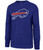 NFL Buffalo Bills Royal Charging Buffalo L/S Shirt
Soft 100% Cotton Jersey with a Tagless Neckline  
A vibrant graphic
Plain Back
Color: Royal Blue
Official License Product!