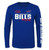 Buffalo Bills Long Sleeve YOUTH Cotton Shirt
Available Sizes: S(8), M(10-12), L(14-16) XL(18-20) 
Official License Product
