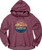 RUSHFORD LAKE- ROSIE HEATHER  MAROON COREZ LAKE/PINES HOODIE
Color: Heather Maroon
Soft 
60 % Cotton, 40% Polyester
French Terry Fabric
Rounded Raw Edge Hem
Raglan Sleeves
Available Sizes: S, M, L, XL, 2XL