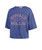 Buffalo Bills Ladies Blue Half Moon Crop Tee
100% ring-spun combed cotton somerset jersey featuring a special garment wash process
A vintage screen print graphic.
This style is a boxy open weave crop tee with raw edge detail
Official License