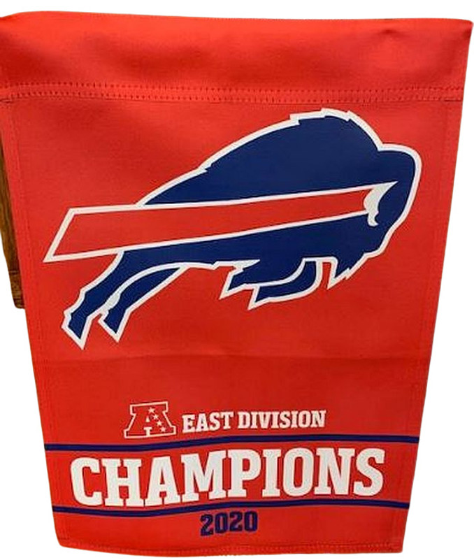 Buffalo Football East Division Champions Red and Blue Splatter 