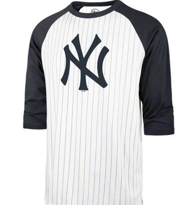 Shop New Era New York Yankees Throwback Pinstripe Tee 60334743