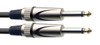 Stagg 10 m (33') Deluxe Instrument Cable -Straight to Straight
