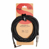 Stagg 6 m (20') Deluxe Instrument Cable-Straight to Angle