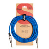 Stagg 6 m (20') Deluxe Instrument Cable-Straight to Straight BL