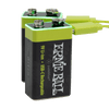 Ernie Ball USB-C Rechargeable 9v Battery by Paleblue - 2-pack