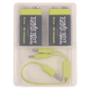 Ernie Ball USB-C Rechargeable 9v Battery by Paleblue - 2-pack