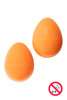 Stagg Pair of plastic Egg Shakers-Orange