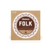 D’Addario Normal Tension Ball End, Silver-Wound/Black Nylon, Folk Nylon Classical Guitar Strings
