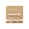 D’Addario Normal Tension Ball End, Silver-Wound/Black Nylon, Folk Nylon Classical Guitar Strings