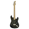 ARIA PRO II STG-003SPL Electric Guitar Black with Maple Fretboard