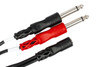 Stereo Breakout, 3.5 mm TRSF to Dual 1/4 in TS