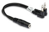 Hosa YMM-492 Air Travel Headphone Adaptor, 3.5 mm TRSF to Dual Right-angle 3.5 mm TS