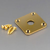 Gotoh Gold Metal Square Jackplate for Les Paul with screws