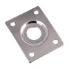 Nickel Rectangular Guitar Jackplate